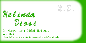 melinda diosi business card